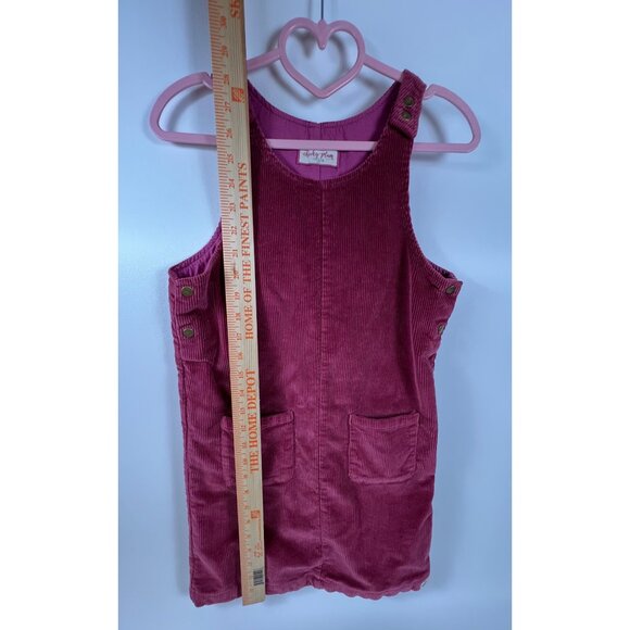 Cheeky Plum Parker Corduroy Jumper Dress Wild Plum - Picture 5 of 12